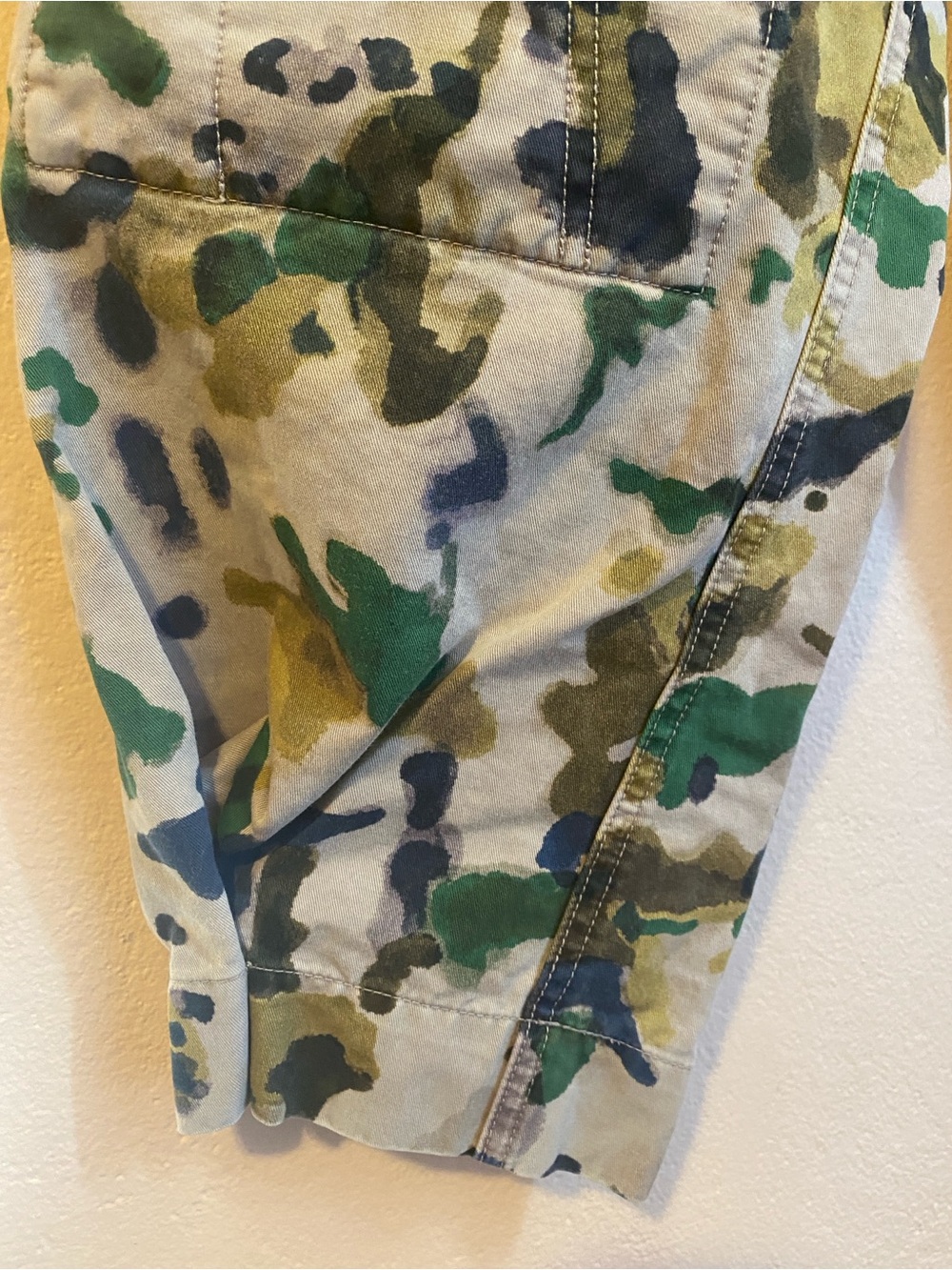 Zadig & Voltaire Pia Camou Camouflage Floral Barrel Pants Size 27 US 4 - Picture 8 of 11